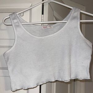White Crop Top